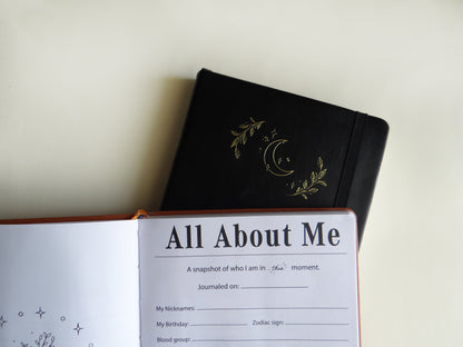 Bloom Pages & Co – A5 Hardbound Luna Journal with Prompts & Dotted Pages